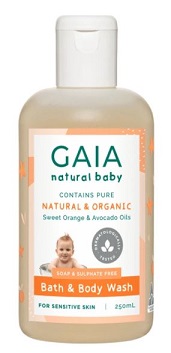 GAIA Natural Baby Bath & Body Wash