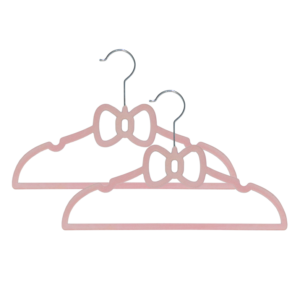 Living Textiles Pink Bow Coat Hangers