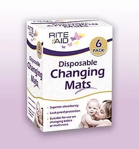 Rite Aid Disposable Changing Mats