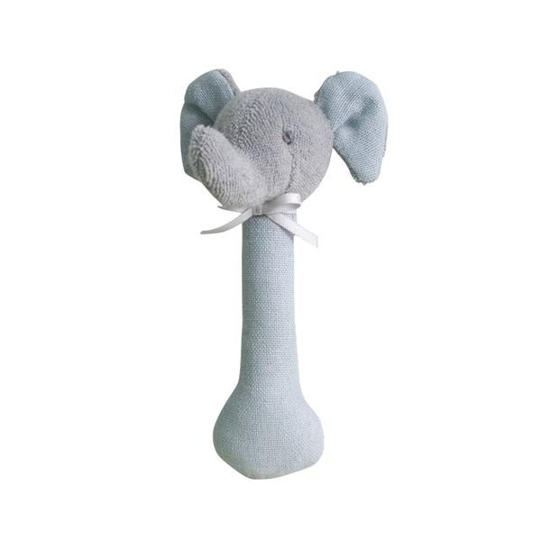 Alimrose Elephant Stick Rattle Grey
