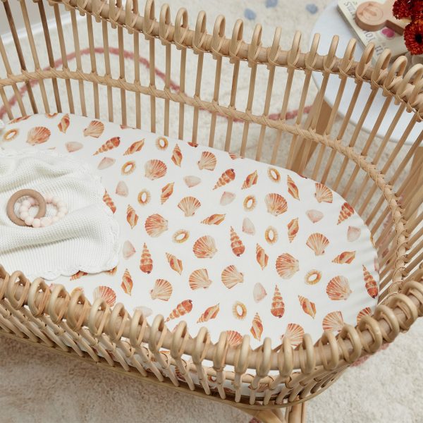 Mulberry Threads Bamboo Jersey Bassinet Fitted Sheet Shells