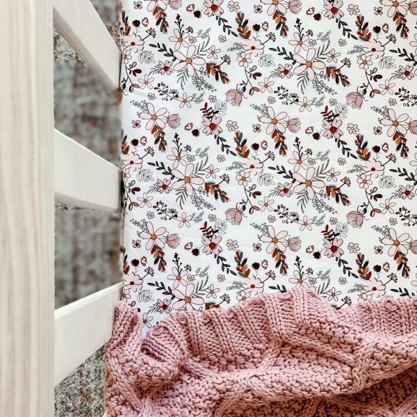 Snuggly Jacks Fitted Cot Sheet Meadow