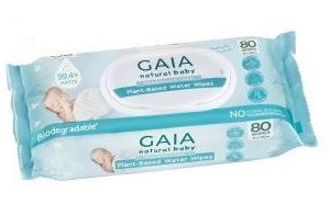 GAIA Plant-Based Water Wipes