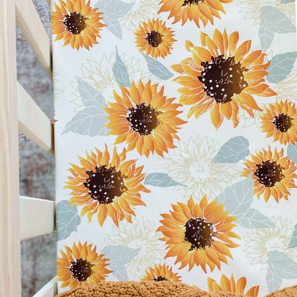 Snuggly Jacks Fitted Cot Sheet Sunflowers