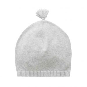 Purebaby Essentials Newborn Beanie Grey Purebaby Essentials Newborn Beanie Grey