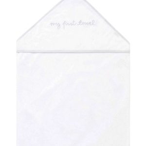 Purebaby Hooded Towel White