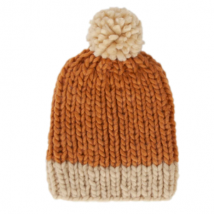 Acorn Beanie Traveller Chunky Caramel