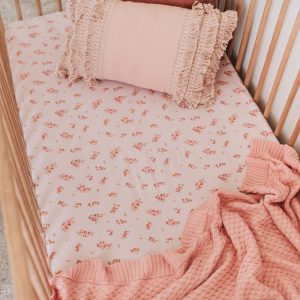 Snuggle Hunny Kids Fitted Cot Sheet Esther