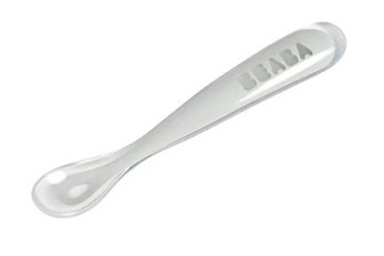 Beaba 1st Stage Silicone Spoon Grey