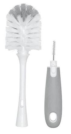 OXO Tot Bottle Brush With Stand Grey