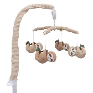 Living Textiles Musical Mobile Set Happy Sloth