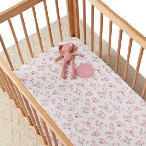 Snuggle Hunny Kids Fitted Cot Sheet Camille