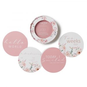 Snuggle Hunny Reversible Milestone Cards Camille