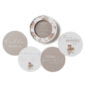 Snuggle Hunny Reversible Milestone Cards Koala