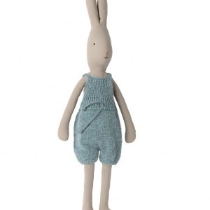 Maileg Rabbit Size 4 in a Knitted Overalls
