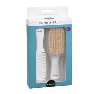 Mininor Baby Comb and Brush Set