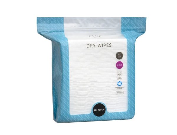 Mininor Dry Wipes 200 Pack