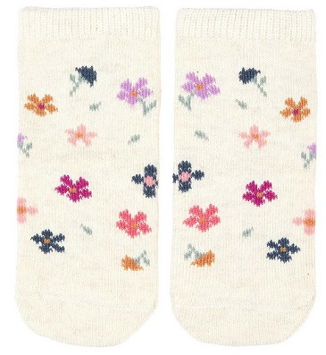 Toshi Organic Baby Ankle Socks Wild Flowers