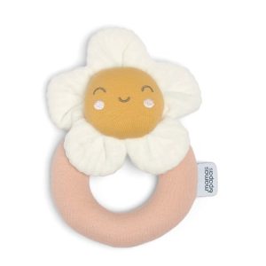 Mamas & Papas Grateful Garden Flower Grabber Ring Rattle Toy