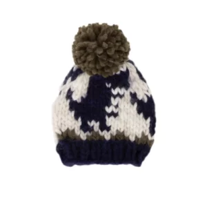Acorn Dino Beanie Navy Khaki