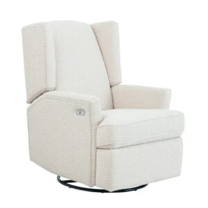 iL Tutto Chelsea Electric Recliner Glider Chair Vanilla Boucle