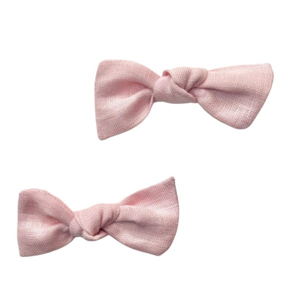Mini & Me Knot Bow Set Pink