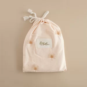 Fox & Fallow Organic Fitted Bassinet Sheet Palmetto