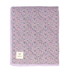 BIBS X Liberty Quilted Blanket Chamomile Lawn Violet Sky