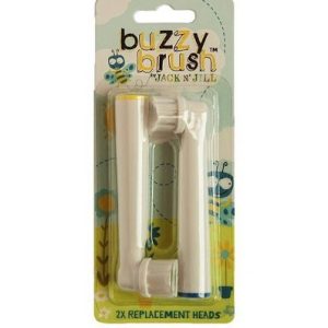 Jack N' Jill Buzzy Brush Replacement Heads 2 Pack Jack N' Jill Buzzy Brush Replacement Heads 2 Pack