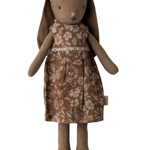 Maileg Bunny Size 2 Brown Dress