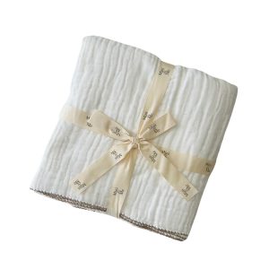 Mini & Me Dreamy Muslin Blanket Ivory