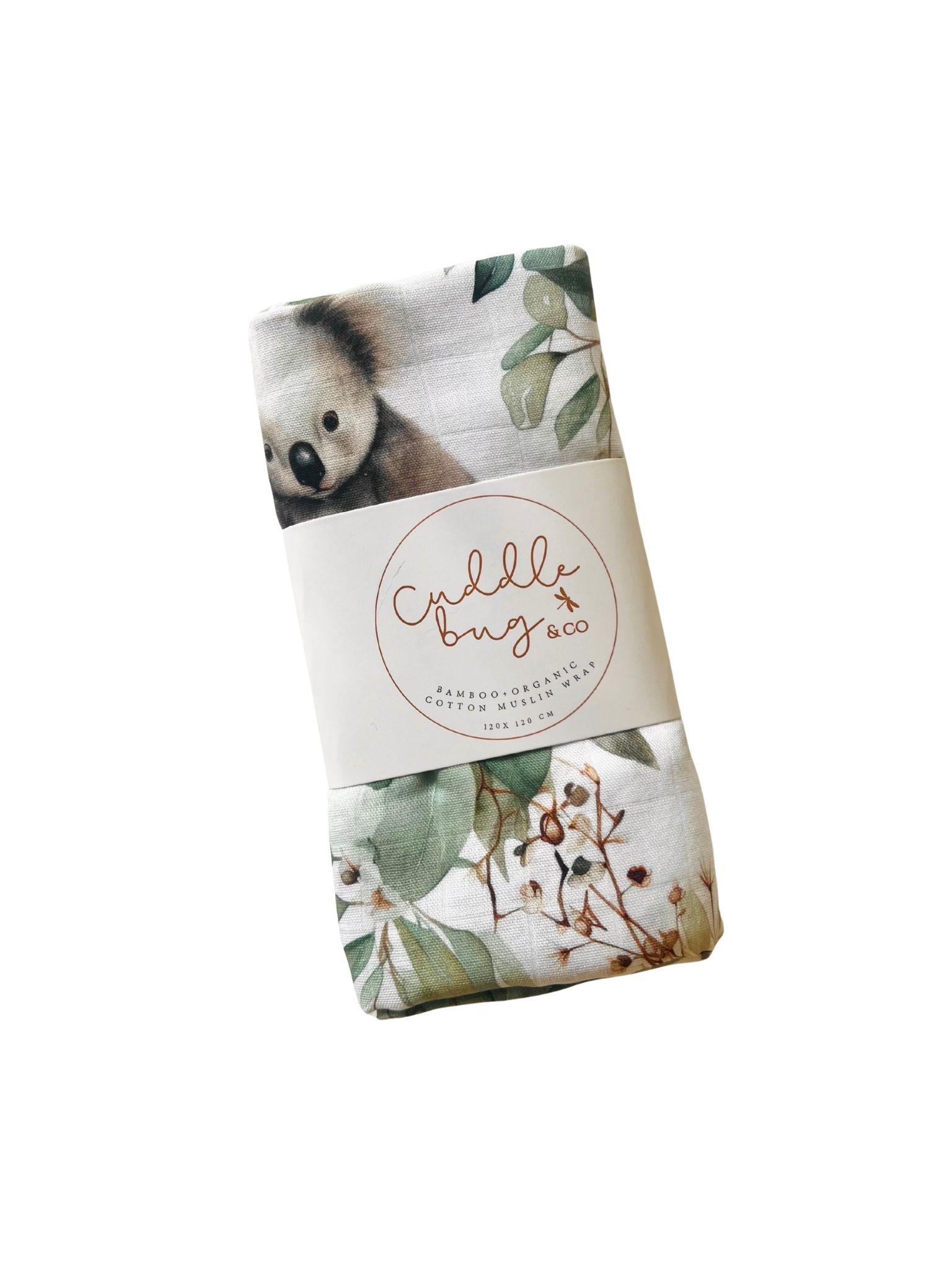 Cuddle Bug & Co Bamboo Muslin Cuddly Koala Cuddle Bug & Co Bamboo Muslin Wrap Cuddly Koala - Image 2