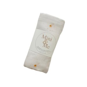 Mini & Me Bamboo Muslin Daisy Mini & Me Bamboo Muslin Wrap Daisy