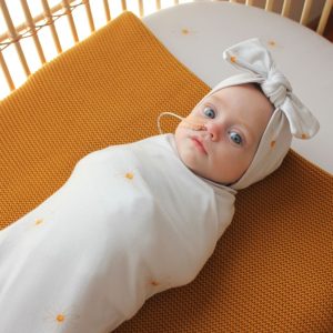 Mini & Me Baby Wrap Set Daisy