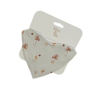 Mini & Me Waterproof Dribble Bib Desert Palms Mini & Me Waterproof Dribble Bib Desert Palms