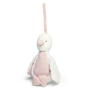 Mamas & Papas Welcome To The World Activity Soft Toy Chime Toy Duck Pink