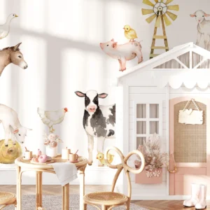 Ginger Monkey Farm Animal Decals