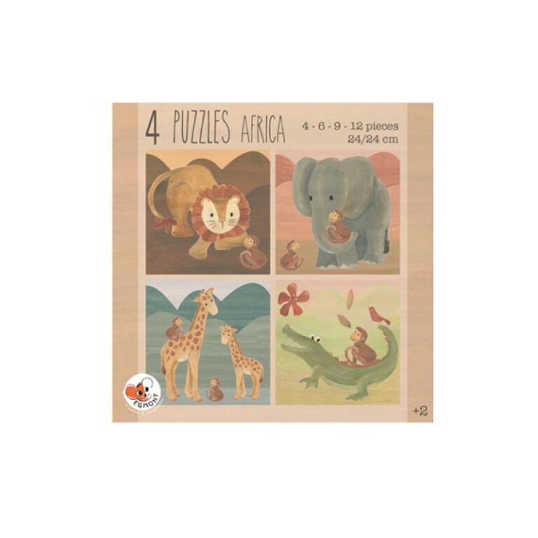 Egmont 4 Puzzles African Animals | Babyroad