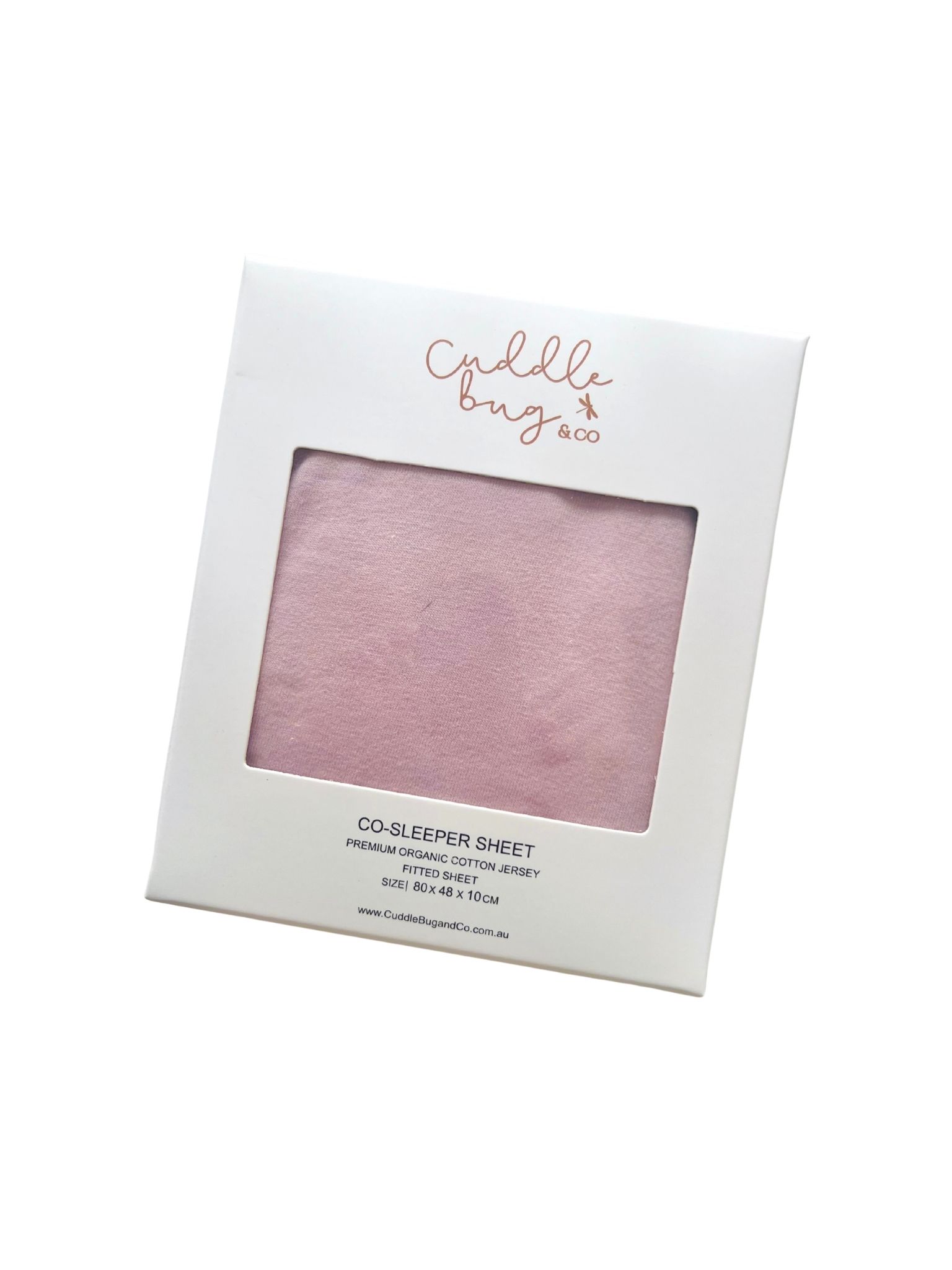 Cuddle Bug & Co Co-Sleeper Sheet Blush Cuddle Bug & Co Co-Sleeper Sheet Blush - Image 3
