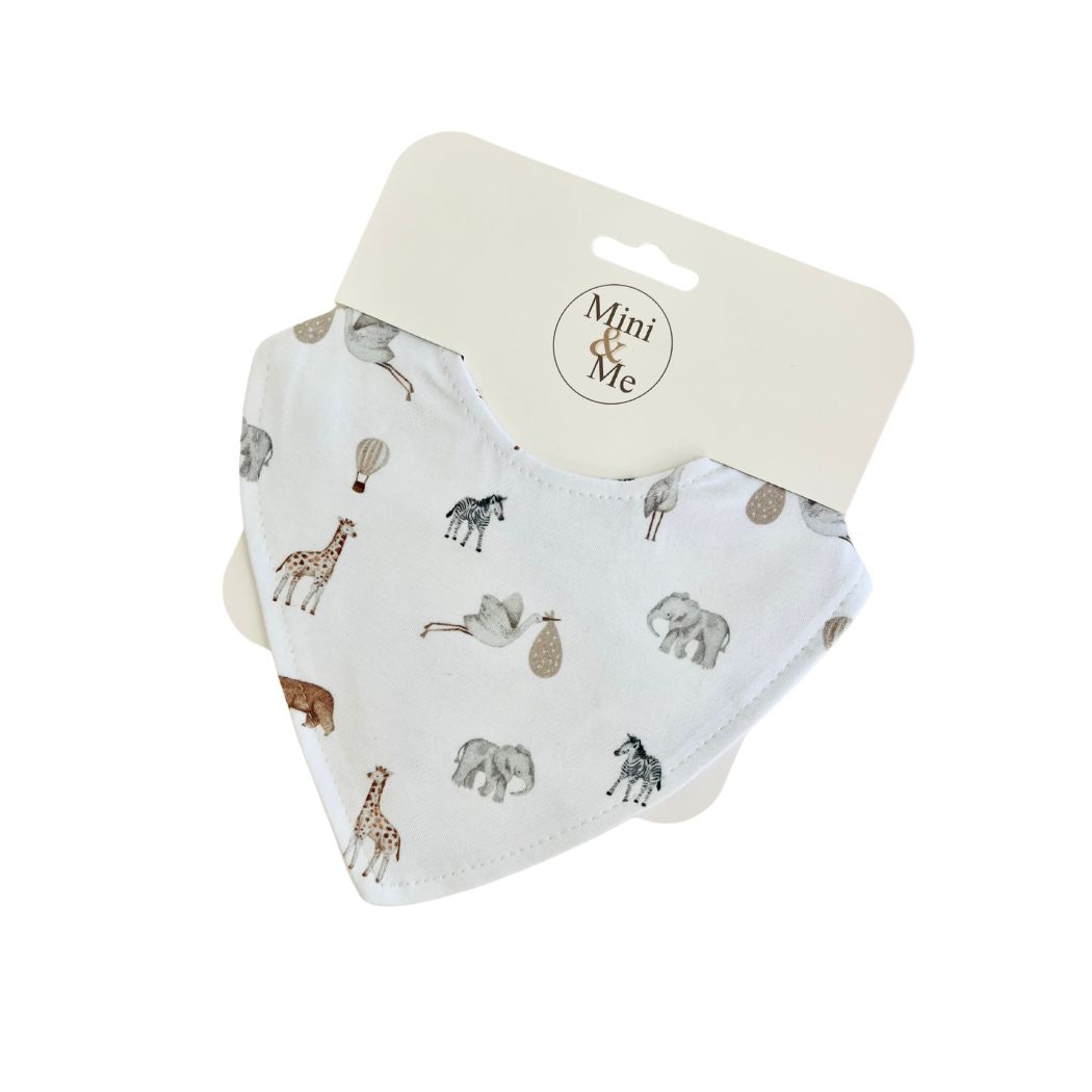 Mini & Me Waterproof Dribble Bib Savanna Bebe Mini & Me Waterproof Dribble Bib Savanna Bebe'
