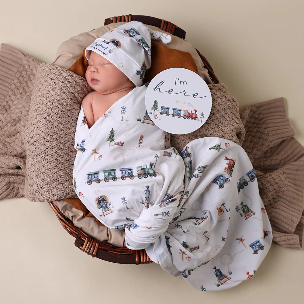 SNUGGLE HUNNY AUSTRALIANA JERSEY WRAP SET main image 0