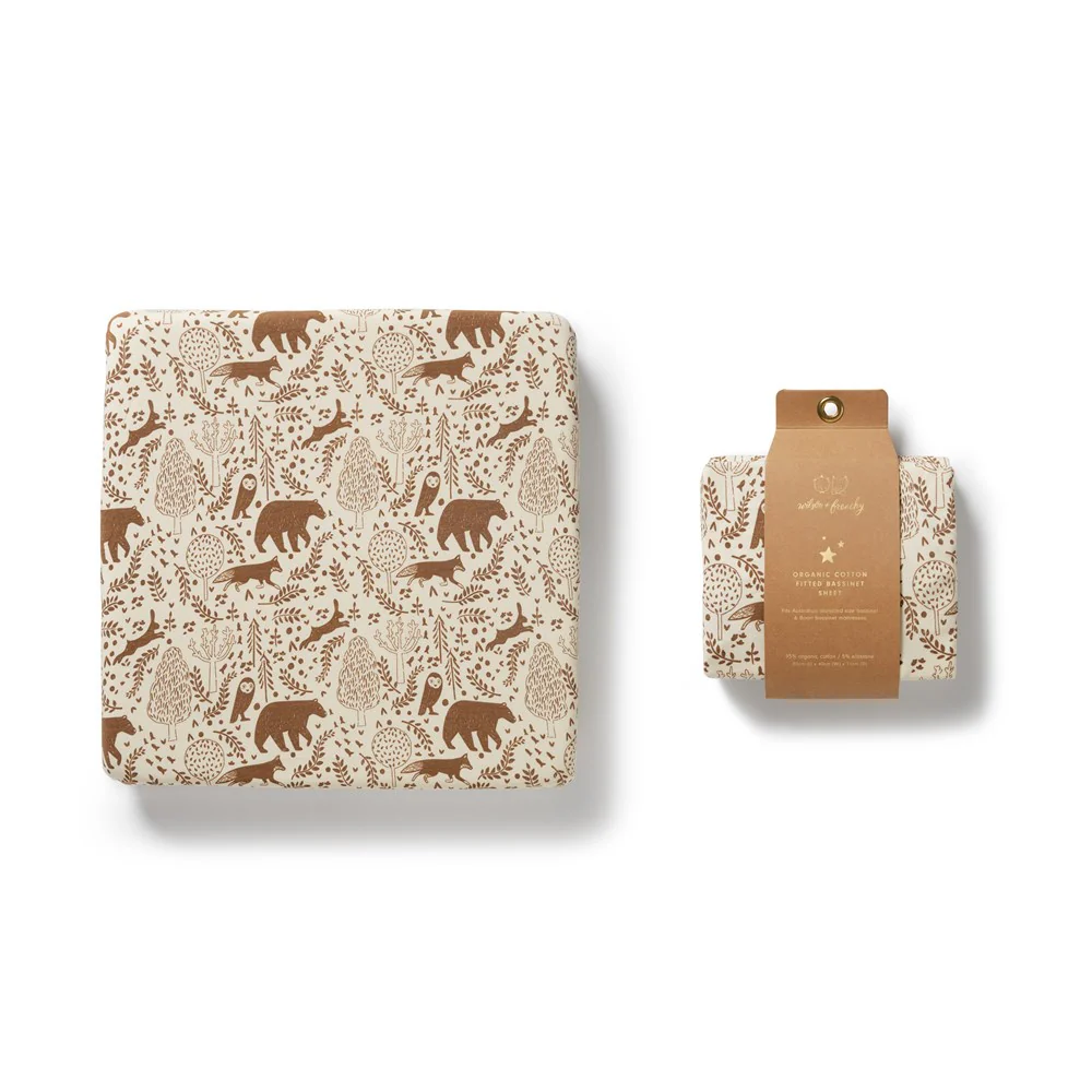Wilson & Frenchy Organic Cot Sheet Winter Forest Wilson & Frenchy Organic Cot Sheet Winter Forest