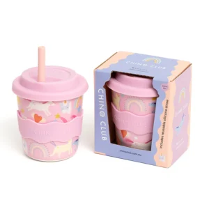 Chino Club Pink Unicorn Babychino Cup 4oz