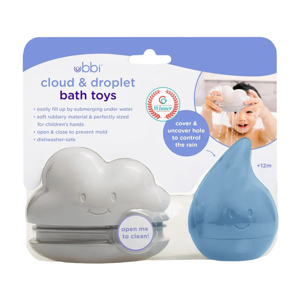 Ubbi Cloud And Droplet Bath Toys1 Ubbi Cloud And Droplet Bath Toys