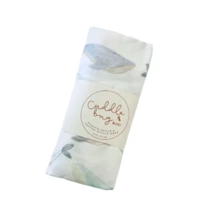Cuddle Bug & Co Bamboo Muslin Wrap Whales