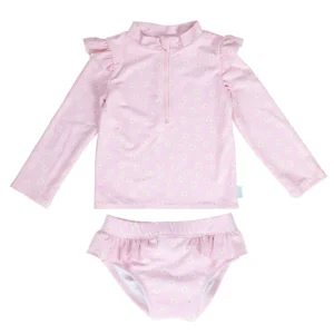 Acorn Daisy UPF50+ Zip Rashie Top And Bottom Set Acorn Daisy UPF50+ Zip Rashie Top And Bottom Set