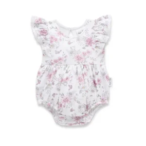 Aster & Oak Daisy Floral Bubble Romper Aster & Oak Daisy Floral Bubble Romper
