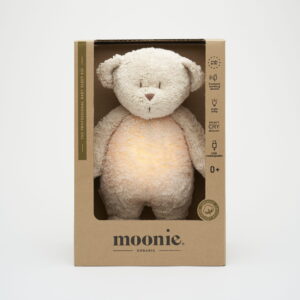 Moonie 2.0 Sand Organic Humming Bear with a Lamp