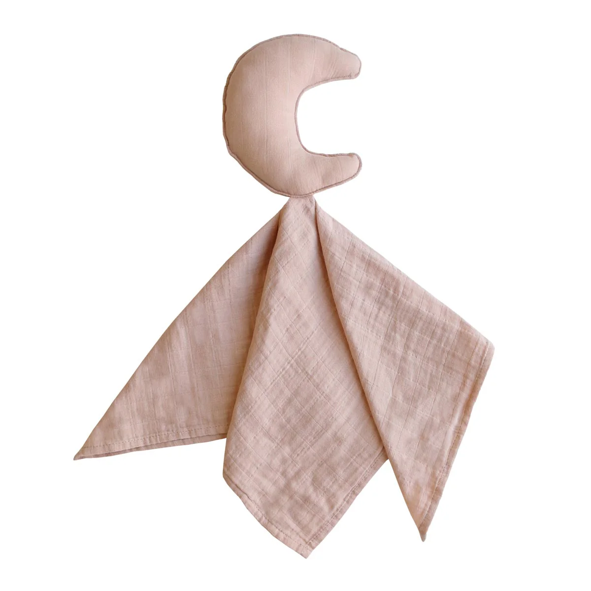 Mushie Lovey Moon Blanket Blush Mushie Lovey Moon Blanket - Image 2