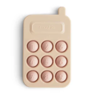 Mushie Phone Press Toy Blush